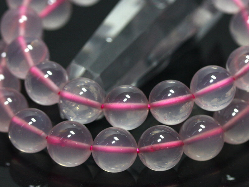 ☆高品質☆【ブレスレット】スターローズクォーツ (3A) (約10.5～11mm)※DM便・ネコポ...