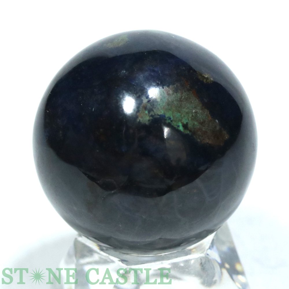 ☆一点物☆【置き石】丸玉 アズライト(藍銅鉱) 約34mm No.72【パワーストーン 天然石...