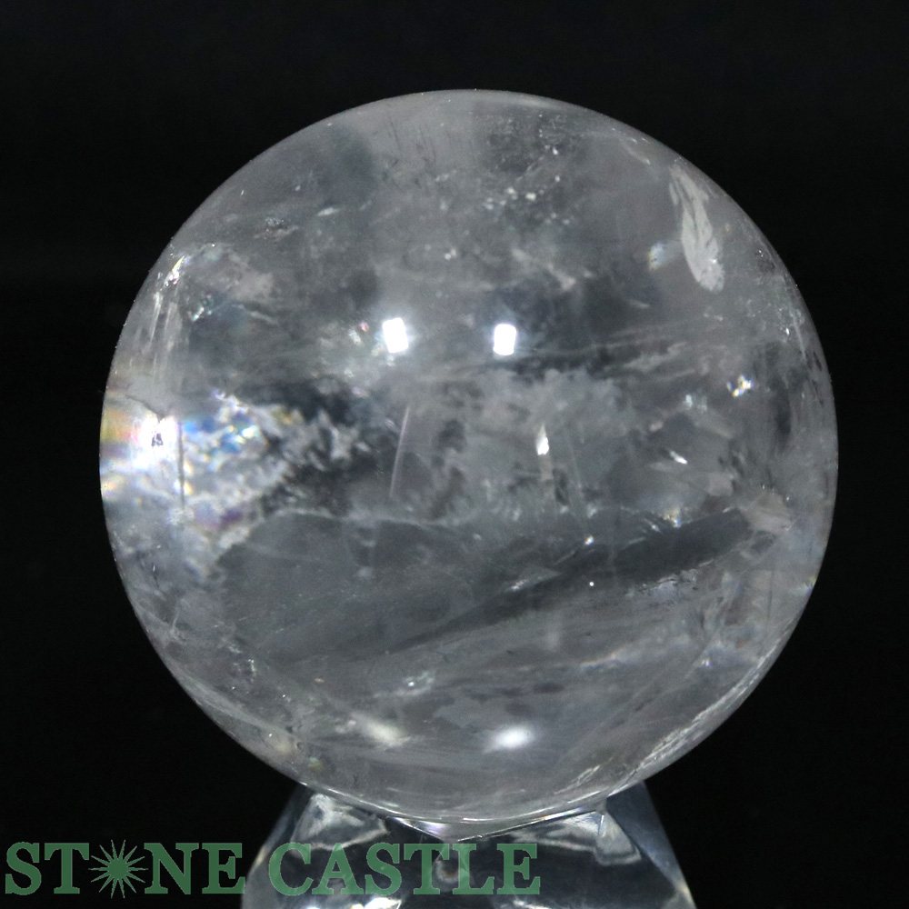 Rakuten - ☆一点物☆【置き石】丸玉 レムリアンシード (レインボー入り) 約53mm No.53【パワーストーン 天然石 アクセサリー レディース メンズ】