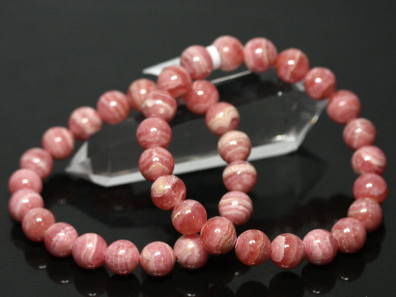 ☆高品質☆【ブレスレット】インカローズ (2A) (約8.5～9mm)※DM便・ネコポス不可※ 【パワーストーン 天然石 アクセサリー レディース メンズ】