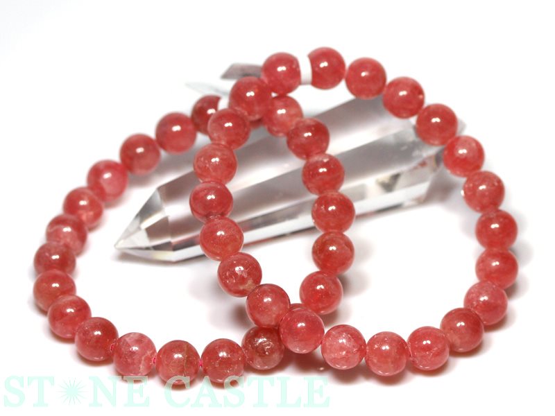 ☆高品質☆【ブレスレット】インカローズ (4A) (約8.5~9mm) (ケース付) 【パワーストーン 天然石 アクセサリー レディース メンズ】