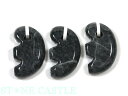 ☆高品質☆【置き石】日本翡翠 (糸魚川産) 獣形勾玉 (黒系) 31mm 【パワーストーン 天然石 アクセサリー】