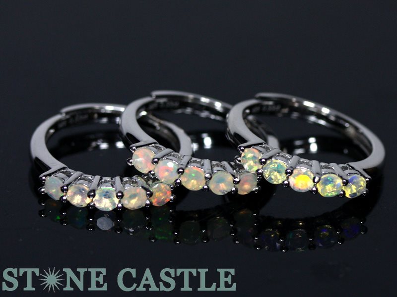 ☆高品質☆オパールハーフエタニティ#23