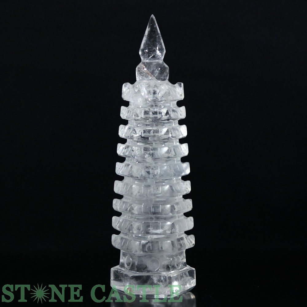 ☆一点物☆【開運&風水アイテム】文昌塔(もんしょうとう) 天然水晶 No.20 (約1061g)【パワーストーン 天然石 アクセサリー レディース メンズ】