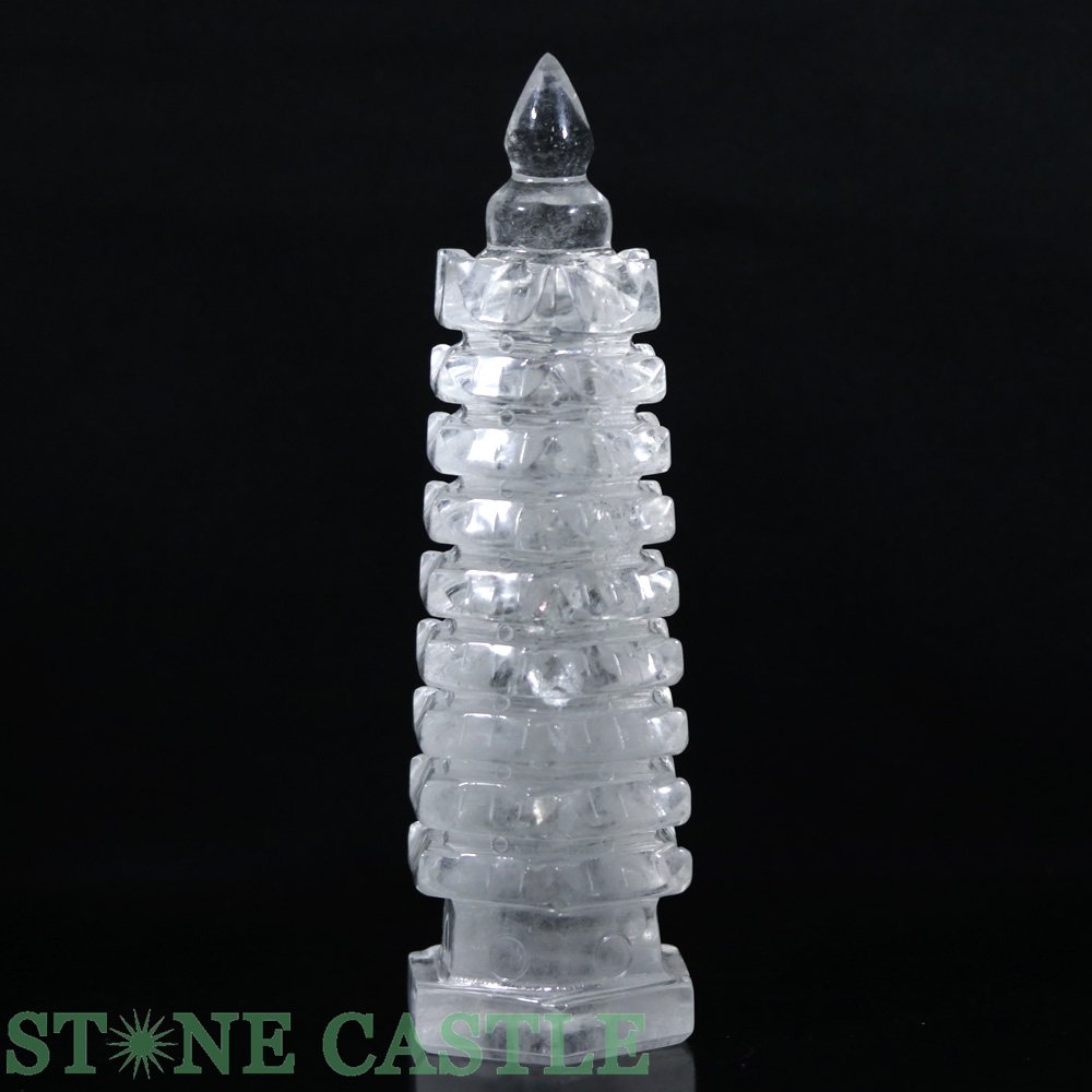 ☆一点物☆【開運＆風水アイテム】文昌塔(もんしょうとう) 天然水晶 No.23 (約1085g)【パワーストーン 天然石 アクセサリー レディース メンズ】