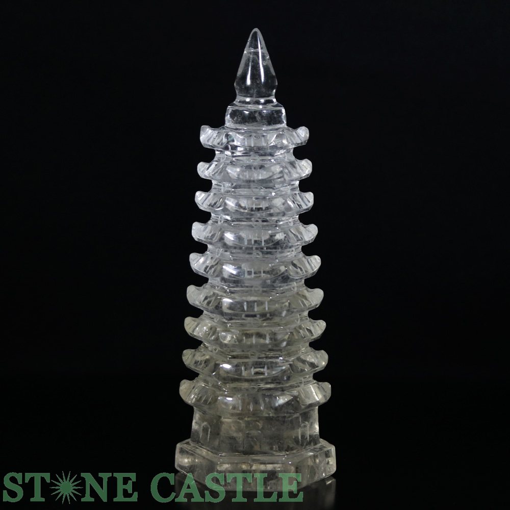 ☆一点物☆【開運&風水アイテム】文昌塔(もんしょうとう) 天然水晶 No.26 (約959g) ★特価★【パワーストーン 天然石 アクセサリー レディース メン...