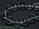 【丸ビーズ】天然水晶 (5A) 25mm (13粒セット) ★特価★【パワーストーン 天然石 アクセサリー 1連売り】