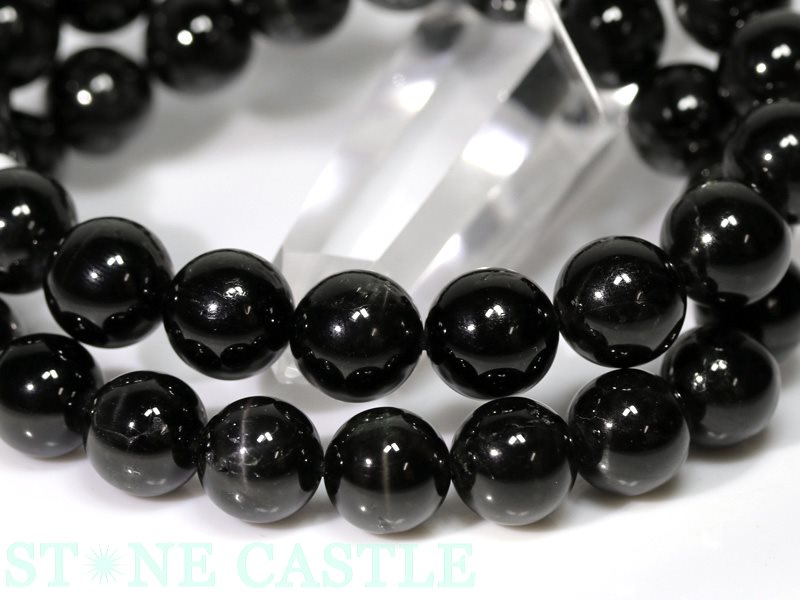 ☆高品質☆【ブレスレット】ブラックスター (最高級) (約9.5～10mm) (ケース付) 【パワーストーン 天然石 アクセサリー レディース メンズ】 compass668-10264907 パワーストーン 石流通センター サンプル画像3