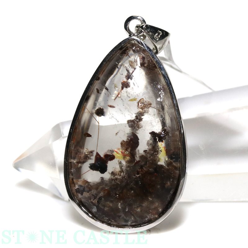 ☆ペンダント一点物☆銭串水晶No....