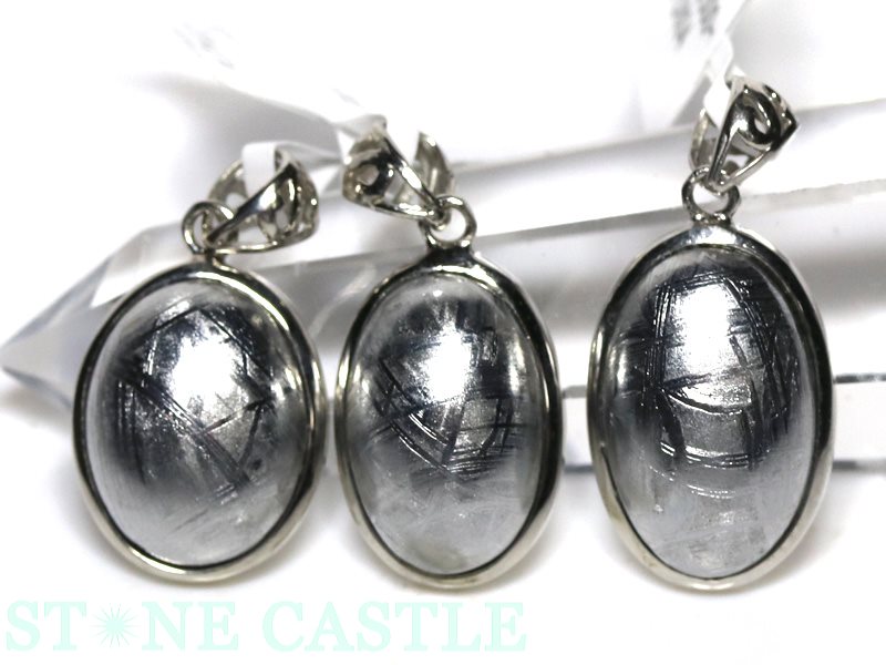☆高品質☆【ペンダント】ギベオン隕石 オーバル型 約14x20〜15x21mm 【パワーストーン 天然石 アクセサリー レディース メンズ】