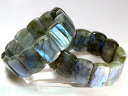 ☆高品質☆【ブレスレット】ラブラドライト (2A) バングル 約24x17x8mm 【パワーストーン 天然石 アクセサリー レディース メンズ】