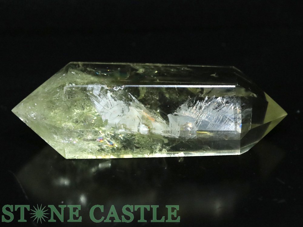 ☆一点物☆【置き石】ダブルポイント型 オウロベルデ No.59【パワーストーン 天然石 アクセサリー】