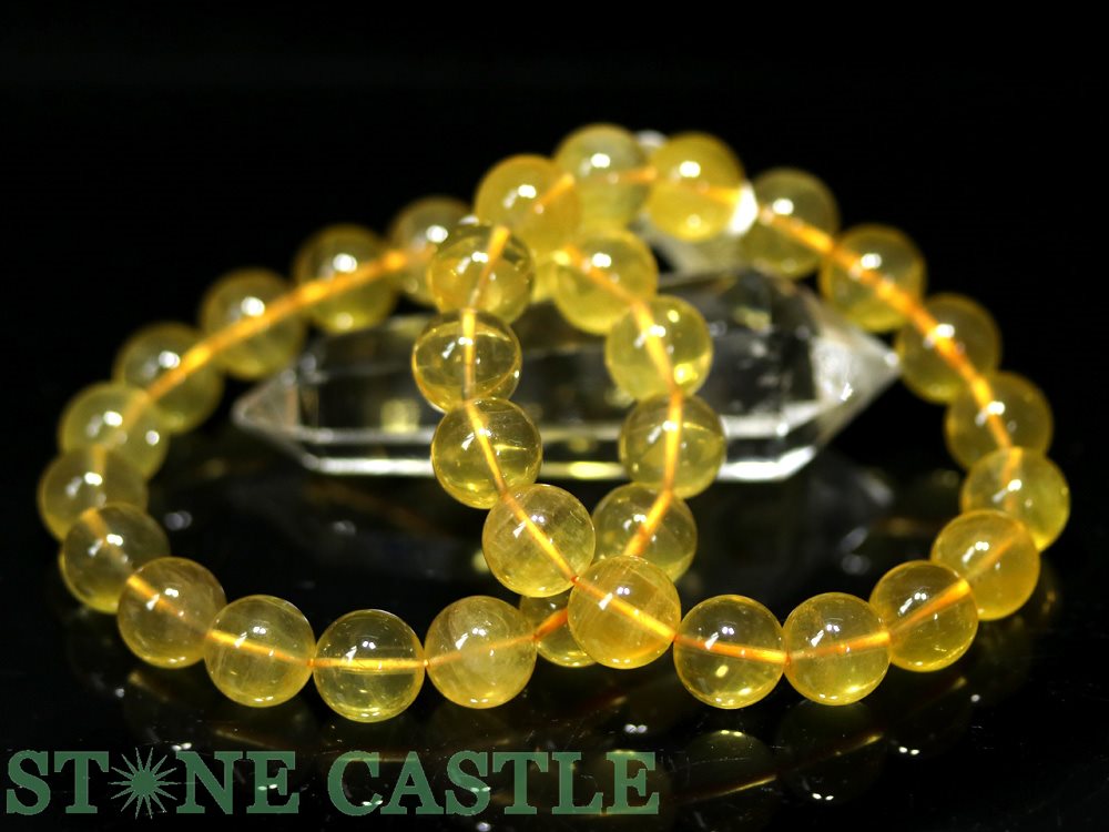 ☆高品質☆【ブレスレット】ゴールデンフローライト (2A) (約12.5〜13mm)【パワーストーン 天然石 アクセ..