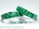 ☆高品質☆【ブレスレット】マラカイト バングル (約10x14mm) 【パワーストーン 天然石 アクセサリー レディース メンズ】
