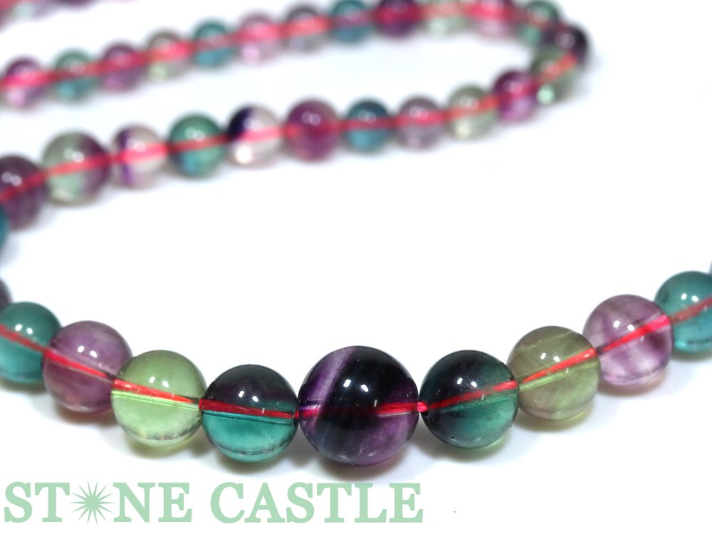 ☆一点物☆【ネックレス】マルチフローライト (5A) No.01【パワーストーン 天然石 アクセサリー レディース メンズ】