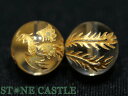 【彫刻ビーズ】水晶 12mm 鳳凰 (金彫り) (浅彫り) (数量限定商品)【パワーストーン 天然石 アクセサリー レディース】