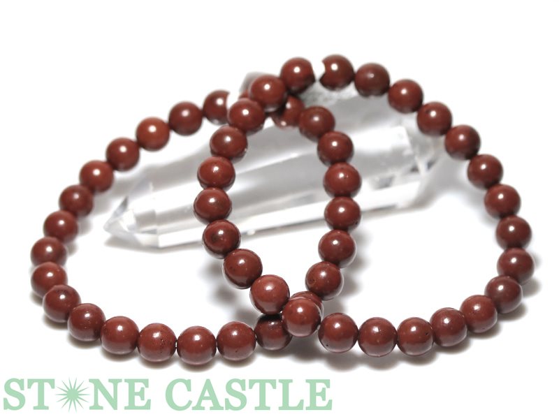 ☆高品質☆【ブレスレット】龍宮舎利 (血舎利) タイプ5 (約7.5～8mm) 【パワーストーン 天然石 アクセサリー レディース メンズ】...