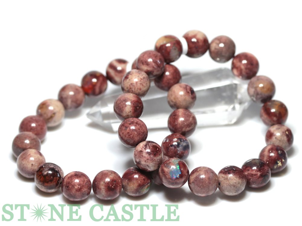 ☆高品質☆【ブレスレット】カンテラオパール (3A) (メキシコ産) (約12mm) (鑑別済) (ケース付) 【パワーストーン 天然石 アクセサリー レディー...