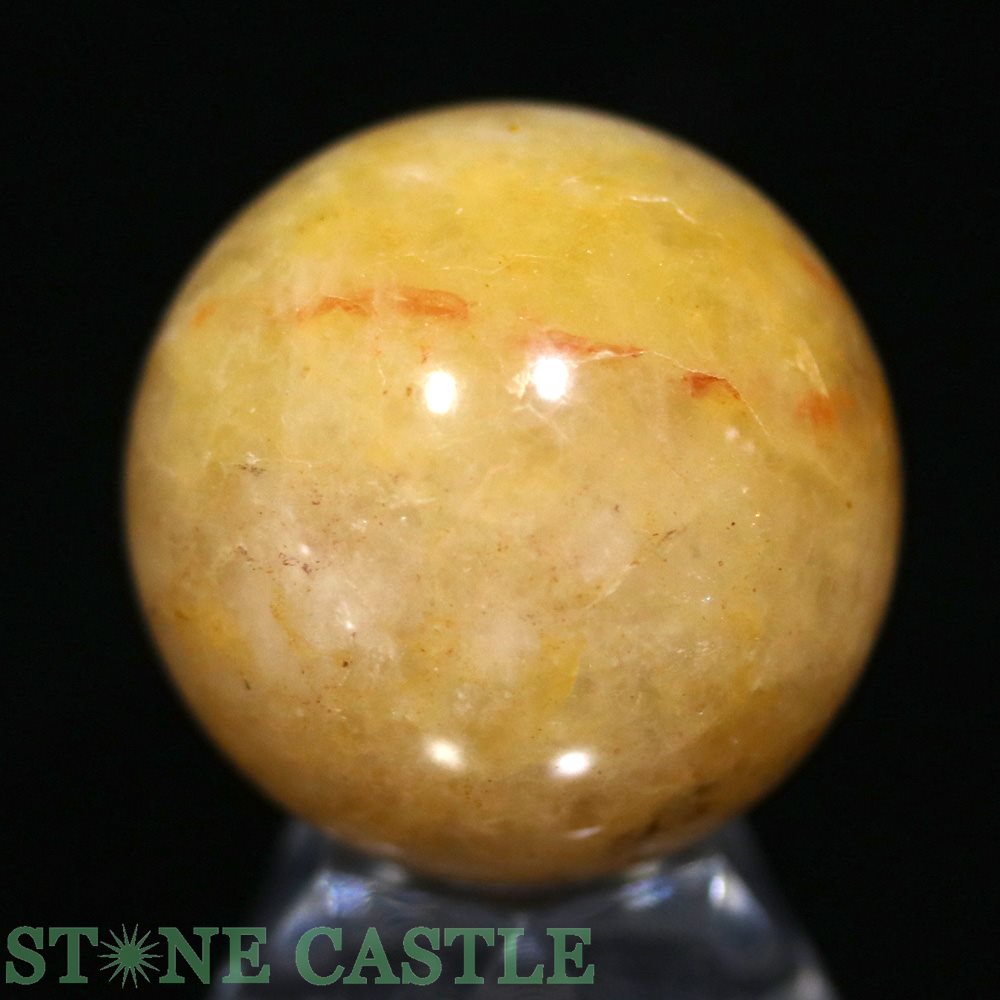 ☆一点物☆【置き石】丸玉 H&E社製 ヒマラヤゴールドアゼツライト 約40mm No.07【パワーストーン 天然石 アクセサリー レディース メンズ】