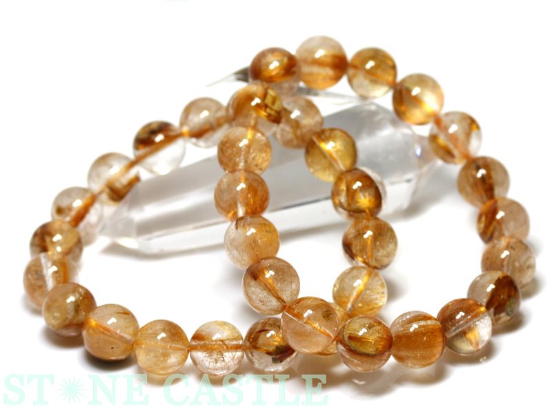 ☆高品質☆【ブレスレット】オレンジキャッツアイルチル (2A) (約11～11.5mm) 【パワ...