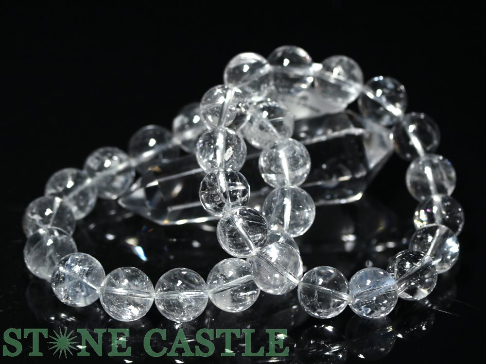 ☆高品質☆【ブレスレット】テキサス水晶 (約13〜13.5mm) 【パワーストーン 天然石 アクセサリー レディース メンズ】