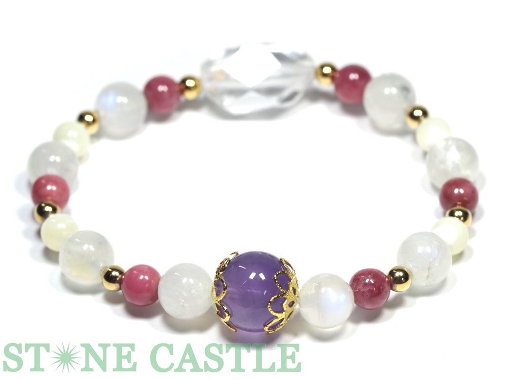 【ブレスレット】ロードナイトデザインブレス (18K) (odb-230) (数量限定商品) (ケース付) 【パワーストーン 天然石 アクセサリー レディース ...