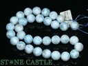 ☆一点物☆【丸ビーズ】ラリマー (5A) 約12mm No.06 【パワーストーン 天然石 アクセサリー 1連売り】
