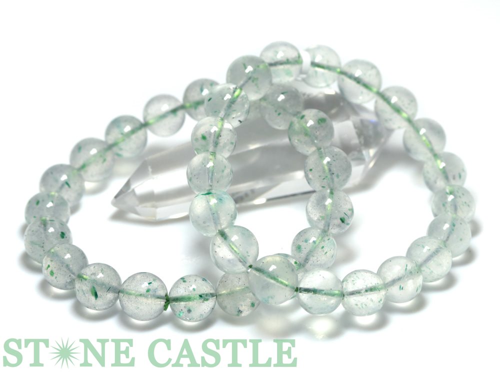 ☆高品質☆【ブレスレット】フックサイトインクォーツ (ロシア産) (約11.5～12mm) (鑑別済) 【パワーストーン 天然石 アクセサリー レディース メンズ】