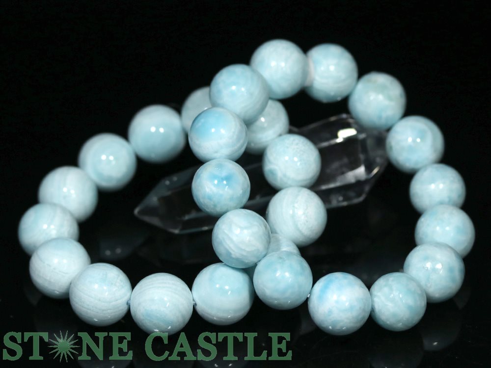 ☆高品質☆【ブレスレット】スミソナイト (菱亜鉛鉱) (5A) (約16〜16.5mm) (ケース付) 【パワーストーン 天然石 アクセサリー レディース メン...