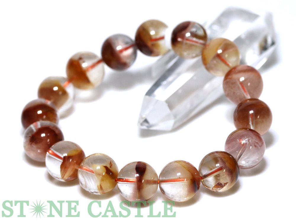 ☆一点物☆【ブレスレット】ラビットヘアルチル聚宝盆 (5A) No.02 (約13〜13.5mm) (ケース付)【パワーストーン 天然石 アクセサリー レディー...