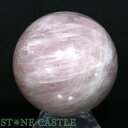 ☆一点物☆【置き石】丸玉 マダガスカルローズ 約85mm No.06【パワーストーン 天然石 アクセサリー レディース メンズ】