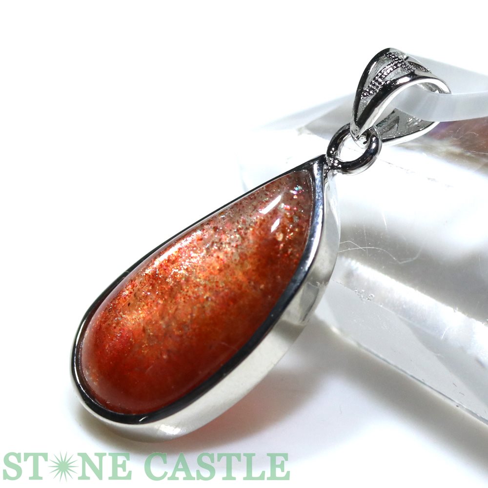 ☆一点物☆【ペンダント】サンストーン (5A) No.71【パワーストーン 天然石 アクセサリー レディース メンズ】