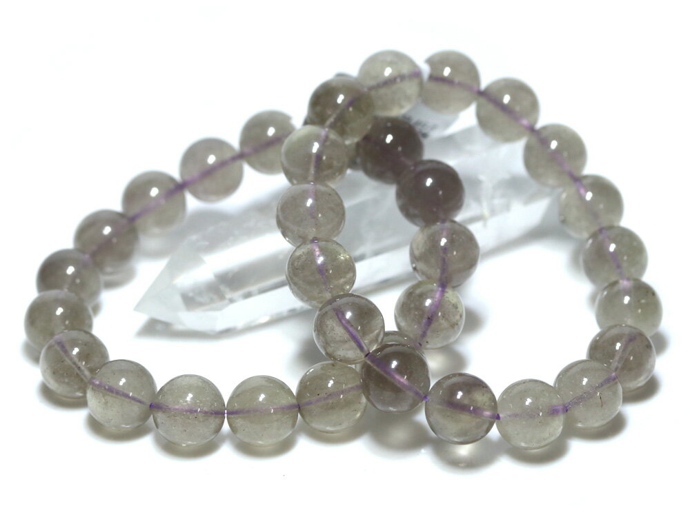 ★楽天スーパーセール★☆高品質☆【ブレスレット】リビアングラス (パープル) (約12〜12.5mm) (ケース付)【パワーストーン 天然石 アクセサリー レデ...