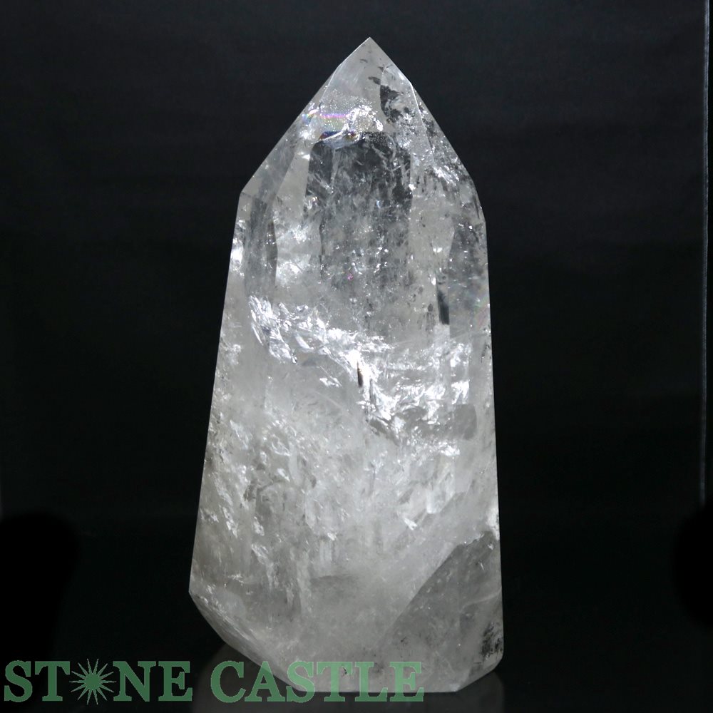 ☆一点物☆【置き石】ポイント型 レムリアン水晶 (レインボー入り) (特大) 11.2kg No.96【パワーストーン 天然石 アクセサリー レディース メンズ...