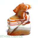 ☆一点物☆【彫刻置物】馬 約50×40mm サードオニキス No.05 ★特価★【パワーストーン 天然石 アクセサリー レディース メンズ】