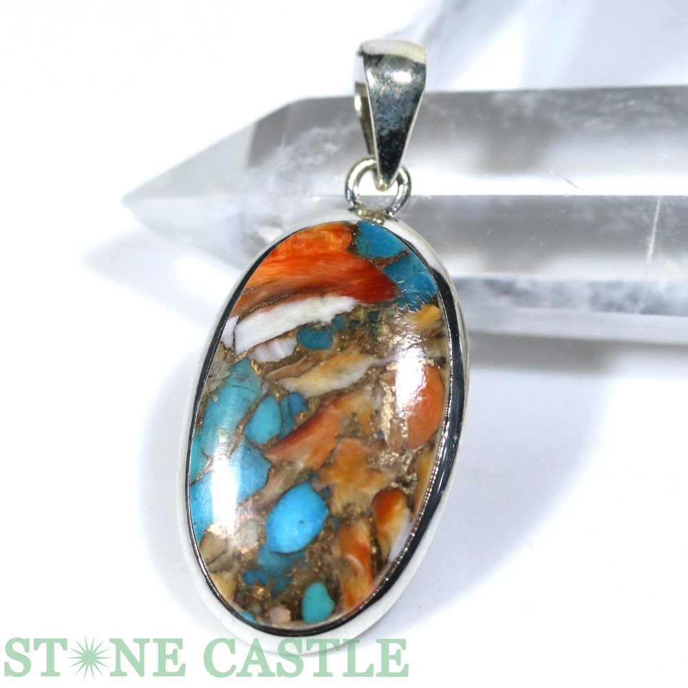 ☆一点物☆【ペンダント】オイスターコッパーターコイズ No.50【パワーストーン 天然石 アクセサリー レ..
