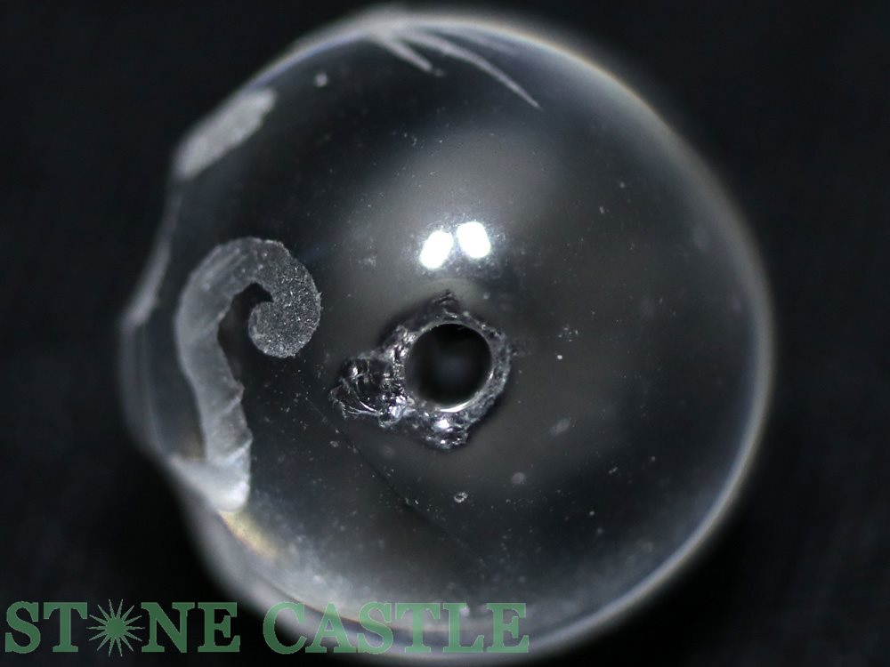 【彫刻ビーズ】水晶 14mm (素彫り) 虎 (数量限定商品)【パワーストーン 天然石 アクセサリー】