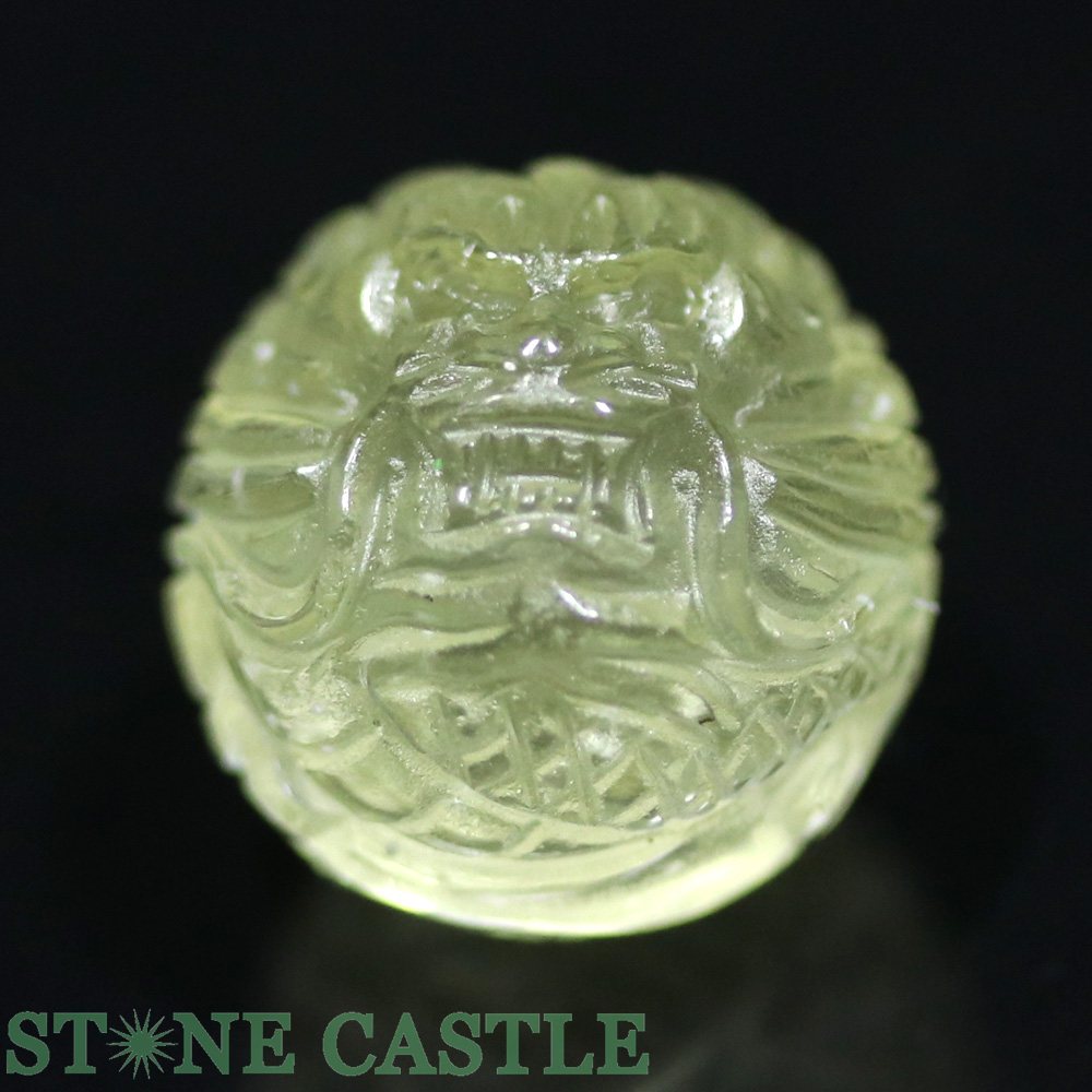  一点物  天珠ビーズ リビアングラス 龍珠 約15mm (横穴) No.52 パワー...