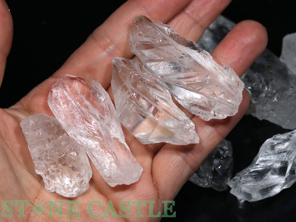 ★楽天スーパーセール★☆一点物☆【原石】レムリアン水晶 ポイント原石 約250gパック No.08【パワーストーン 天然石 アクセサリー レディース メンズ】