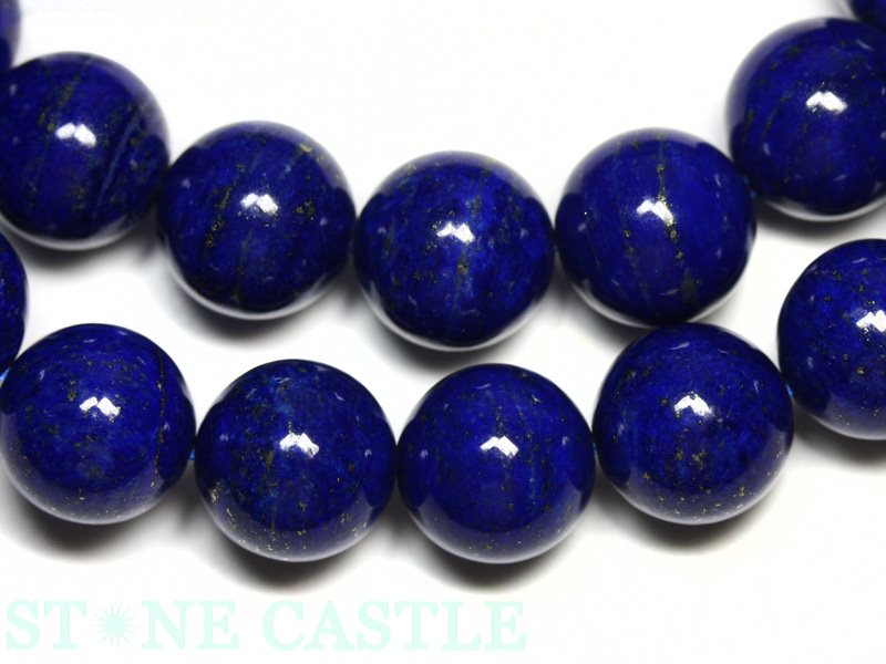 ☆高品質☆【ブレスレット】ラピスラズリ (6A) (約10.5～11mm) (ケース付) 【パワー...
