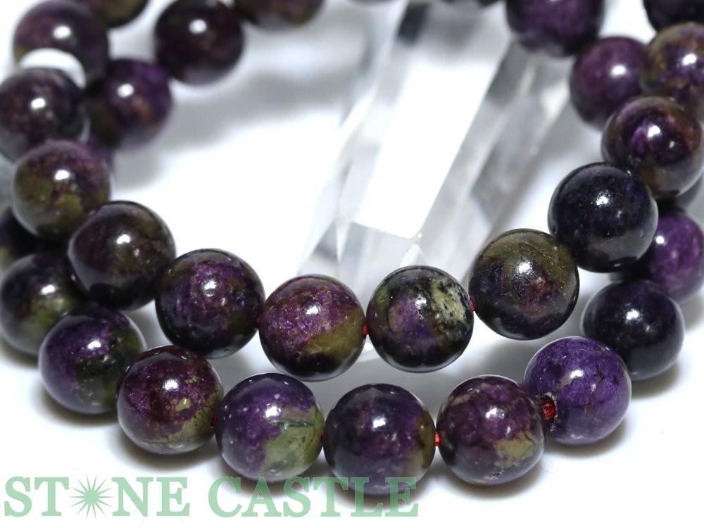 ☆高品質☆【ブレスレット】スティヒタイト (2A) (ナミビア産) (約10～10.5mm) 【パ...