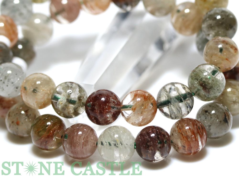 ☆高品質☆【ブレスレット】四季ガーデンファントム (約10.5～11mm) 【パワーストー...