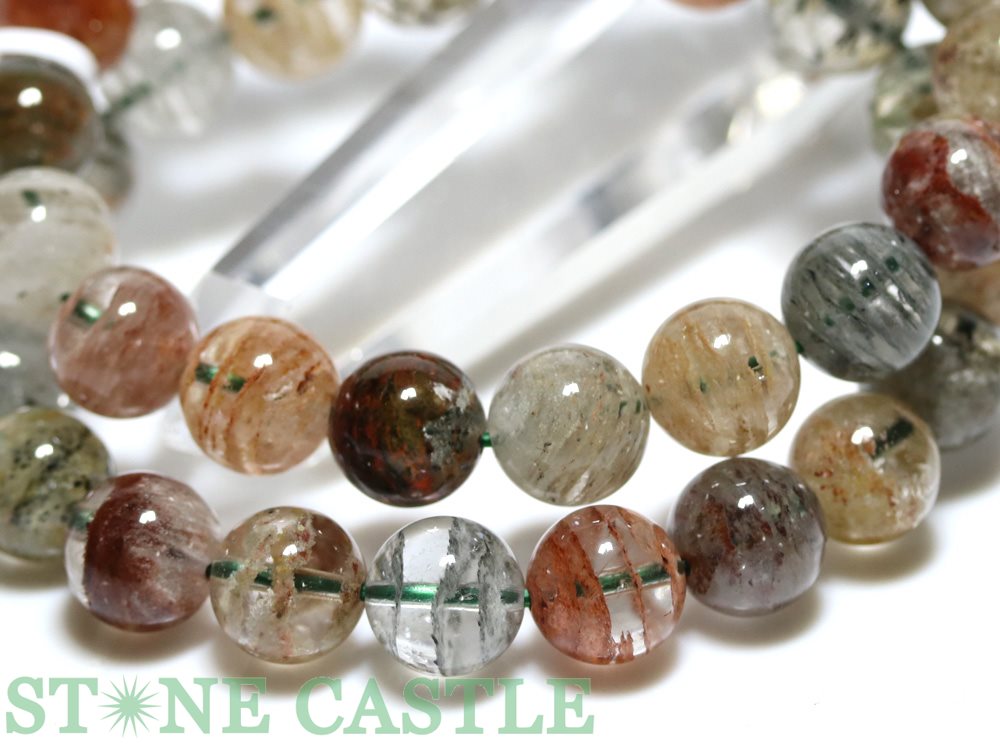 ☆高品質☆【ブレスレット】四季ガーデンファントム (約10.5～11mm) 【パワーストー...