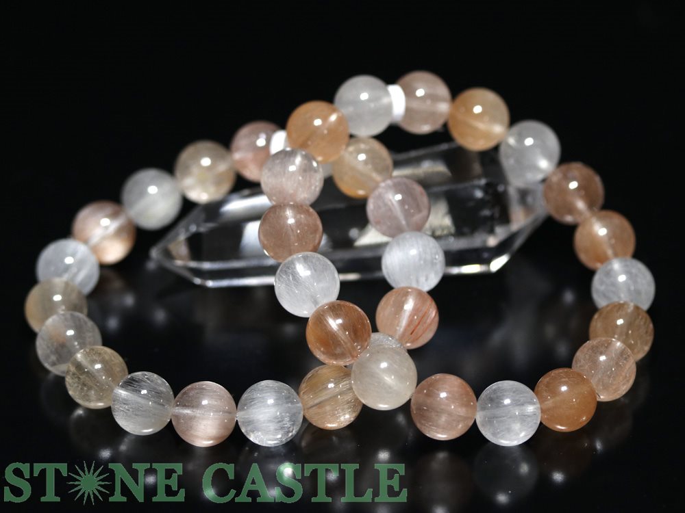 ☆高品質☆【ブレスレット】ザギマウンテンクォーツ (3A) (約11～11.5mm) (ケース付)【パワーストーン 天然石 アクセサリー レディース メンズ】