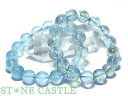 ☆高品質☆【ブレスレット】カラーチェンジアクアマリン (3A) (約14~14.5mm) (ケース付)【パワーストーン 天然石 アクセサリー レディース メンズ】