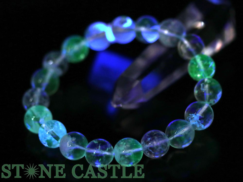 ★楽天スーパーセール★☆一点物☆【ブレスレット】ハイアライトオパール (6A) (メキシコ産) No.14 (約10〜10.5mm) (ケース付)【パワーストー...