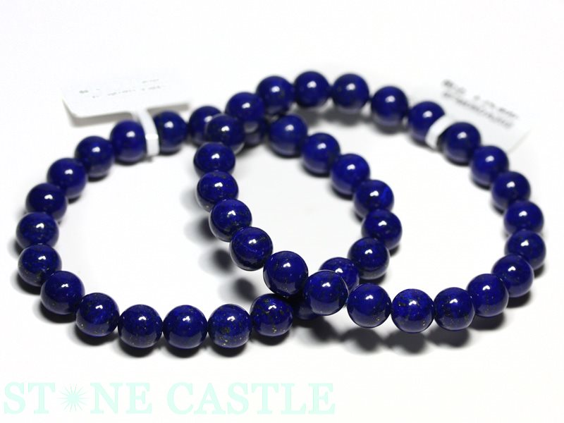 ☆高品質☆【ブレスレット】ラピスラズリ (6A) (約7.5～8mm) 【パワーストーン 天然石 アクセサリー レディース メンズ】