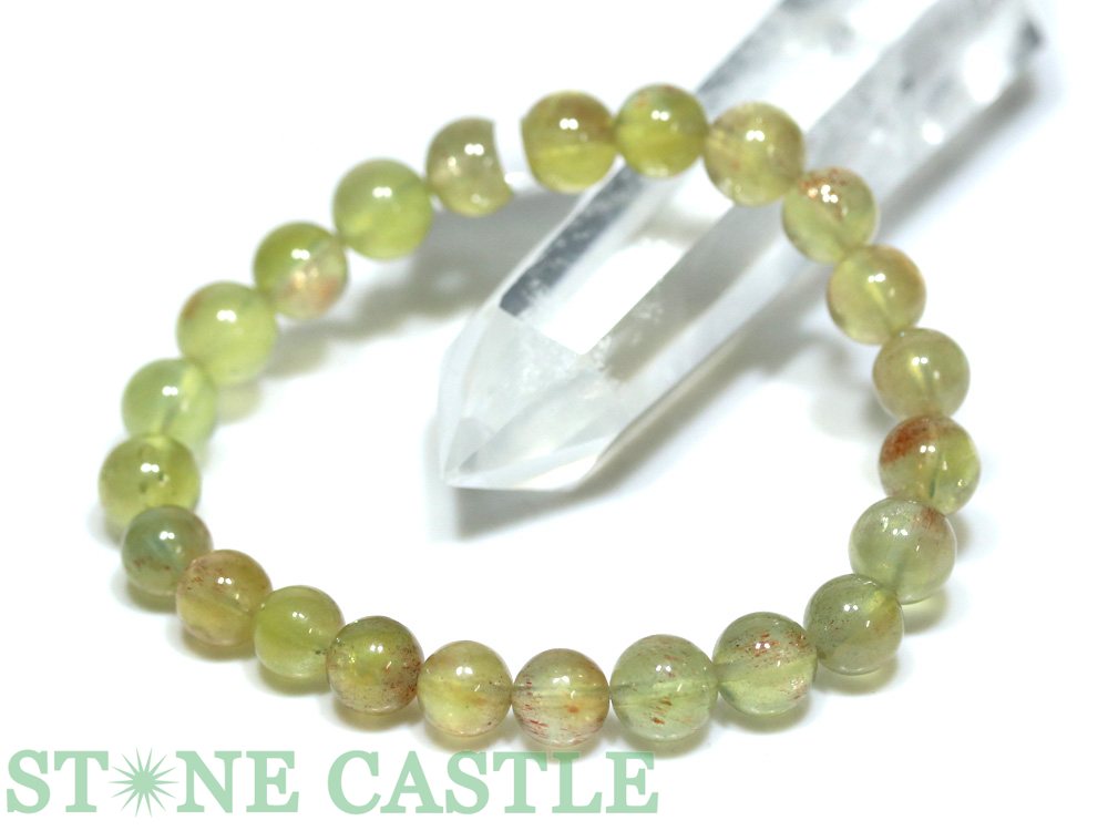 ☆一点物☆【ブレスレット】サンストーンインアクアマリンキャッツアイグラデーション No.16 (約8〜9mm) (ケース付)【パワーストーン 天然石 アクセサリ...