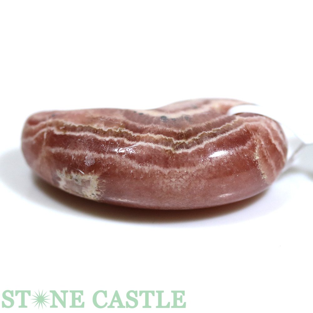 ☆一点物☆【置き石】勾玉 ペルー産インカローズ 約18x35mm No.20【パワーストーン 天然石 アクセサリー 半連売り】