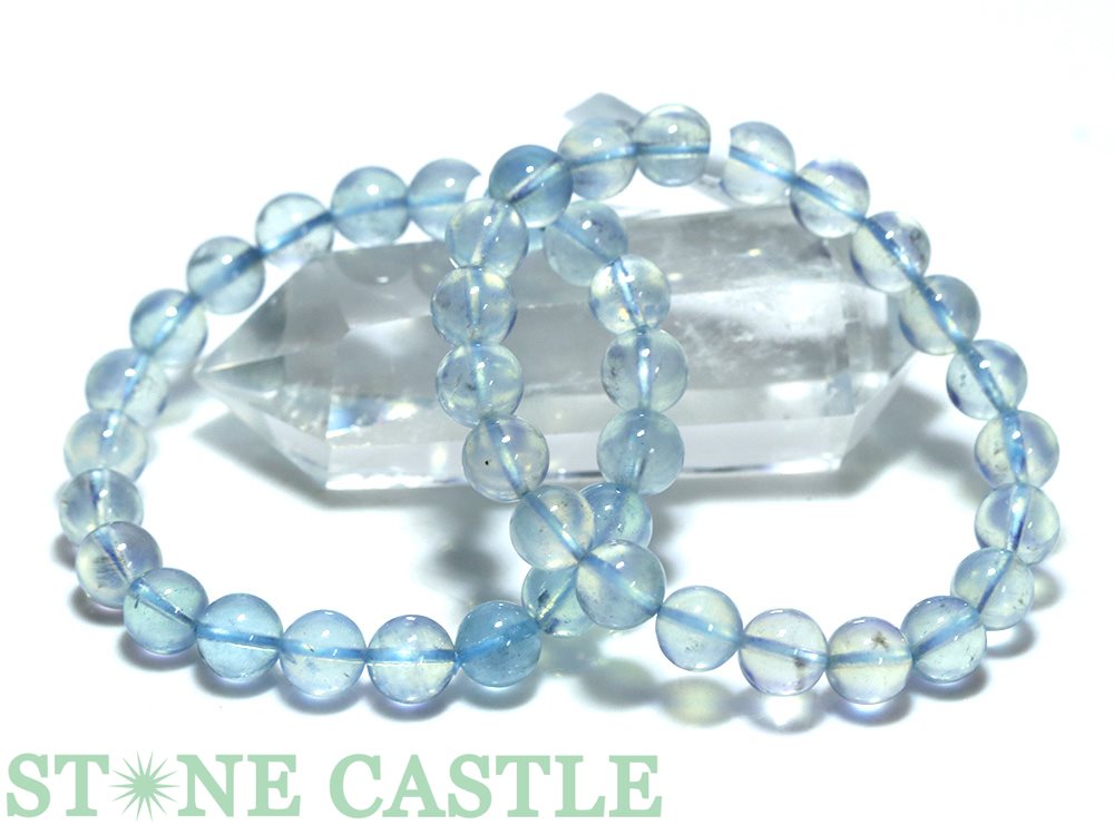 ☆高品質☆【ブレスレット】カラーチェンジアクアマリン (3A) (約9〜9.5mm)【パワーストーン 天然石 アクセサリー レディース メンズ】